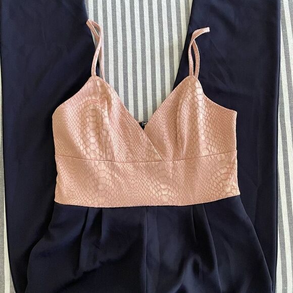 Soieblu Dual Color Jumpsuit Size Large - Picture 6 of 6